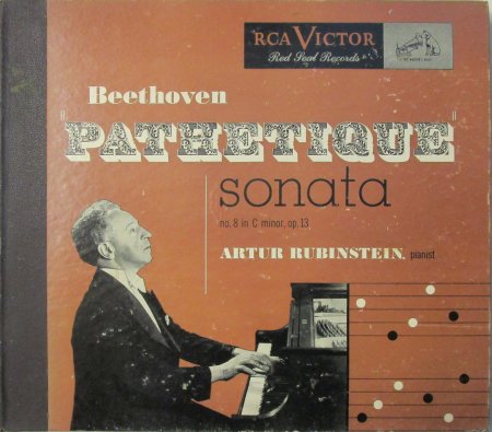 SPレコード アルトゥール・ルービンシュタイン ベートーヴェン ピアノ・ソナタ 第８番 ハ短調 「悲愴」 （3枚組） - STRAIGHT  RECORDS