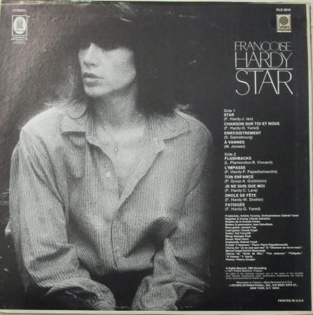 LPレコード フランソワーズ・アルディ スター （STAR