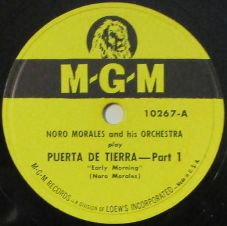SPレコード ノロ・モラレス ＆ ヒズ Orc. プエルタ ディ
