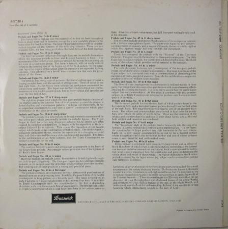 LPレコード ロザリン・テューレック バッハ 平均律クラヴィア曲集 第33