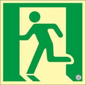 激安直営店 日本緑十字社 避難誘導標識 TSN815 その他
