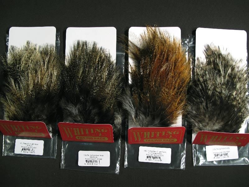 WHITING】High&Dry Cape Dyed Grizzly Coachman Brown
