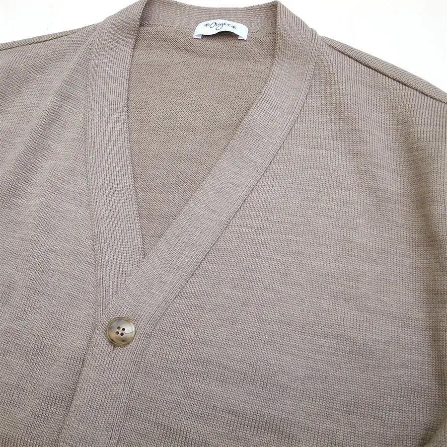 OUGHT メリノウールニットカーディガン - INDYVISUAL online store