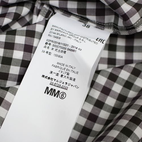 Mm6 Maison Margiela メゾンマルジェラ 6 18 チェック ドレス ワンピース ブランド古着買取 販売unstitchオンラインショップ