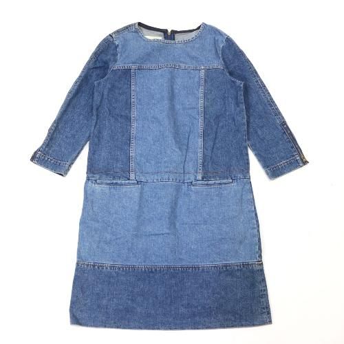 The Shinzone ザ シンゾーン 15aw パッチワーク デニムワンピース ブランド古着買取 販売unstitchオンラインショップ The Shinzone ザ シンゾーン 15aw パッチワーク デニムワンピース ブランド古着買取 販売unstitchオンラインショップ