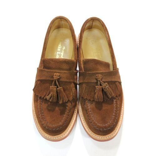 Loake ローク Brihghton Brown Suede スエード タッセル ローファー ブランド 古着買取 販売unstitchオンラインショップ