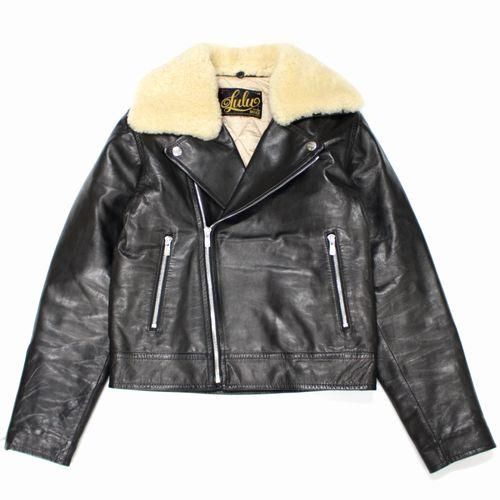 Lulu On The Bridge ルルオンザブリッジ 16aw 襟ボア ラムレザーライダースジャケット ブランド古着買取 販売unstitchオンラインショップ Lulu On The Bridge ルルオンザブリッジ 16aw 襟ボア ラムレザーライダースジャケット ブランド古着買取 販売unstitchオンラインショップ