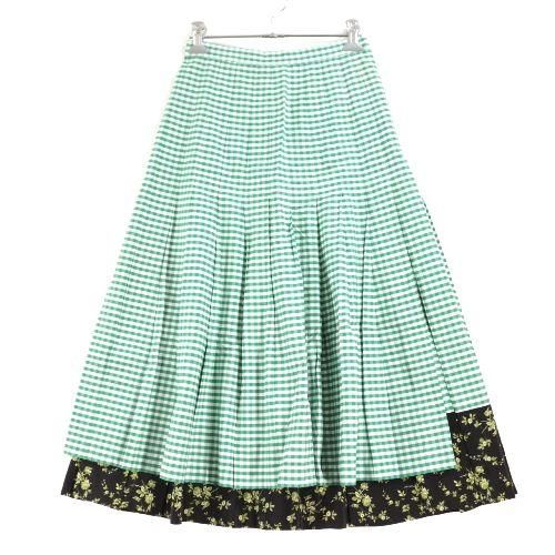 No21 ヌメロヴェントゥーノ 19ss プリーツ チェックスカート ブランド古着買取 販売unstitchオンラインショップ
