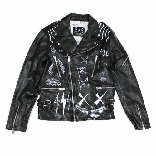 Mjb Marc Jacques Burton Classic Biker Jacket レザー ライダース ジャケット ブランド 古着買取 販売unstitchオンラインショップ