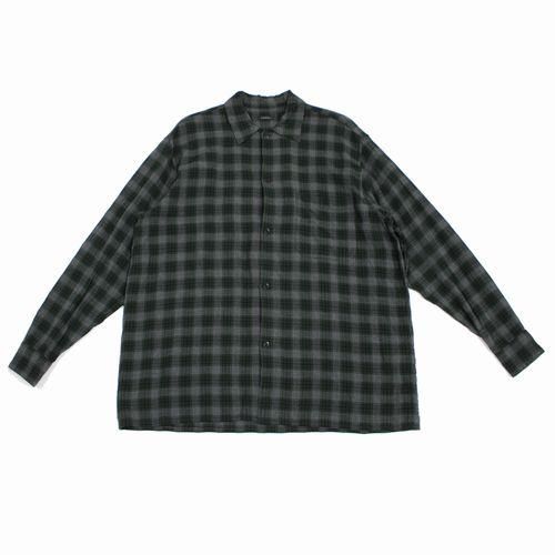 SIZE 2 20SS COMOLI レーヨン オープンカラーシャツ GREEN | www.tspea.org