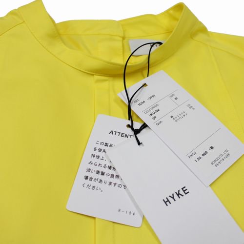 Hyke ハイク aw Bib Front Shirt Dress ビブブロントシャツドレス ワンピース ブランド古着買取 販売unstitchオンラインショップ