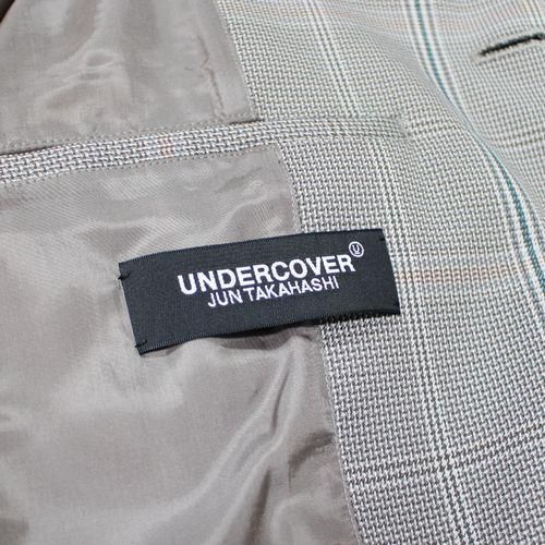 UNDERCOVER アンダーカバー 21SS チェックウエスト切替三つボタンジャケット - ブランド古着買取・販売unstitchオンラインショップ