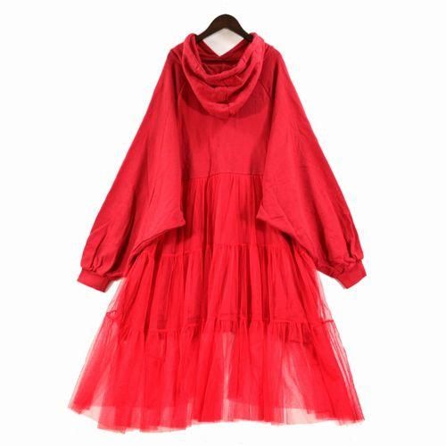 Candy Stripper キャンディストリッパー Side Tulle Switched Hoodie パーカーワンピース ブランド古着買取 販売unstitchオンラインショップ Candy Stripper キャンディストリッパー Side Tulle Switched Hoodie パーカーワンピース ブランド古着買取 販売unstitchオンラインショップ