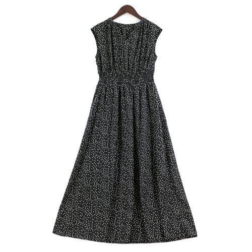 N Natural Beauty Basic ナチュラルビューティーベーシック 18ss ハイウエスト シャーリング ワンピース ブランド古着買取 販売unstitchオンラインショップ