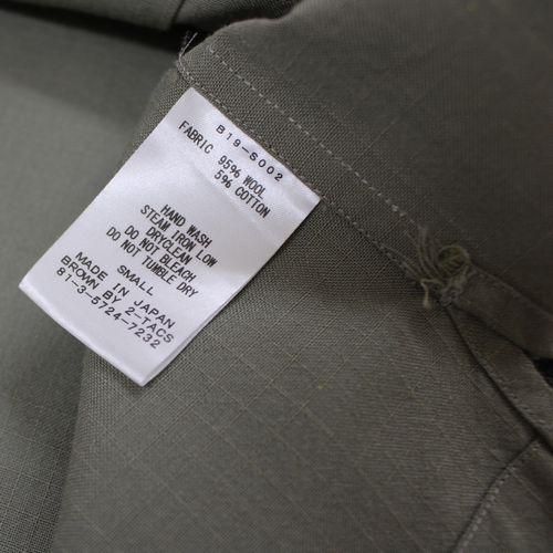 BROWN by 2-tacs ブラウンバイツータックス 19SS OPEN COLLAR