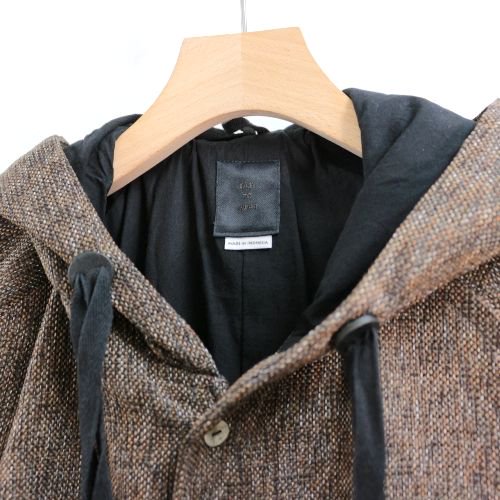 EASY TO WEAR イージートゥウェアー 20AW SOFA FABRIC HOODED COAT ソファーファブリック フーデッドコート -  ブランド古着買取・販売unstitchオンラインショップ