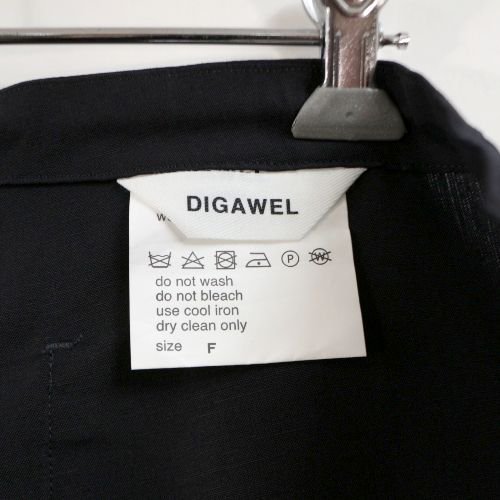 DIGAWEL ディガウェル 21AW W/Li Easy Pants ウール/リネン イージー