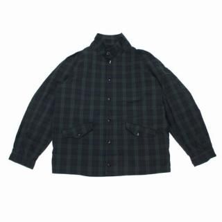 SASSAFRAS ե饹 20SS WHEEL BARROW JACKET COOL MAX SUCKER BLACK WATCH  ۥХ㥱å