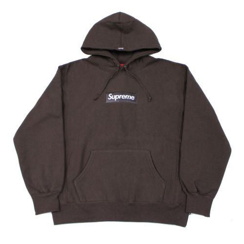 supremeボックスロゴパーカー