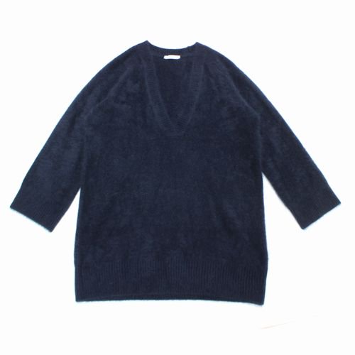 Plage プラージュ 21AW Cashmere Mix Fur 深Vプルオーバー ニット -  ブランド古着買取・販売unstitchオンラインショップ