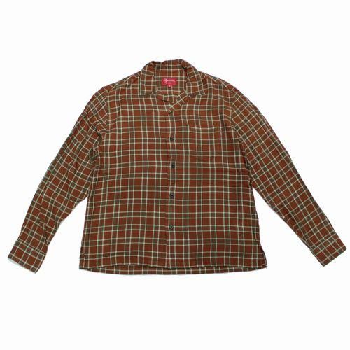 Supreme 19SS Plaid Rayon Shirt レーヨン シャツ