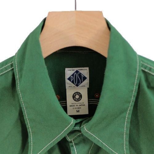 POST OVERALLS ポストオーバーオールズ ポリ コットン スナップ