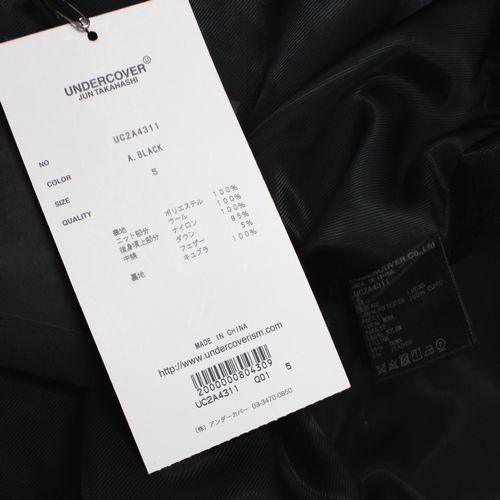 UNDERCOVER アンダーカバー 21AW KNカーデmix後ヨークダウンPeツイルステンカラーCT コート -  ブランド古着買取・販売unstitchオンラインショップ