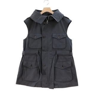 URU  11AW COTTON ZIP UP VEST ٥