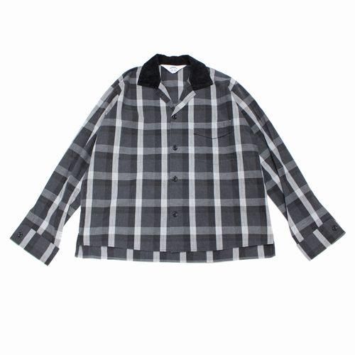 SUNSEA サンシー 18SS CHECK GIGOLO SHIRT チェックジゴロシャツ ...