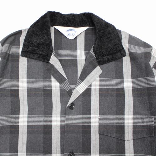 SUNSEA 18AW FLANNEL CHECK GIGOLO SHIRT | www.multiservicespro.com