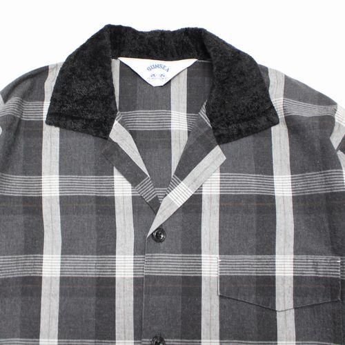 SUNSEA Check GIGOLO Shirt サンシー サイズ3 | hartwellspremium.com