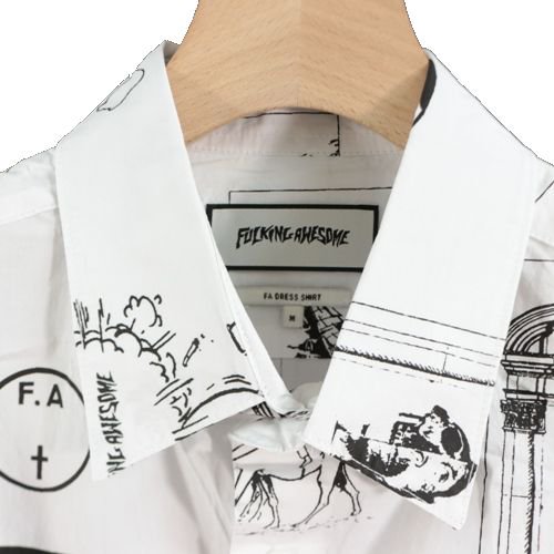 FUCKING AWESOME ファッキンオーサム 18AW CUT OUTS DRESS SHIRT