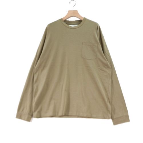 STUDIO NICHOLSON スタジオニコルソン LONG SLEEVE PATCH POCKET T