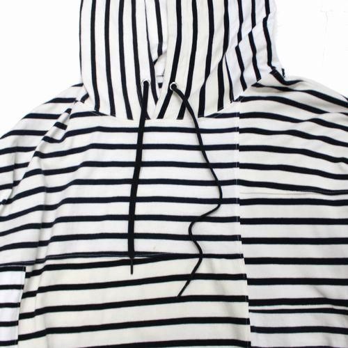 OLDPARK オールドパーク OVERSIZED HOODIE STRIPE パッチワーク