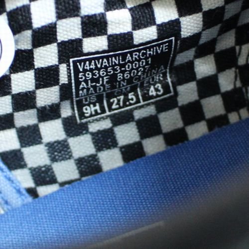 VANS × VAINL ARCHIVE AUTHENTIC BLACK DENIM オーセンティック