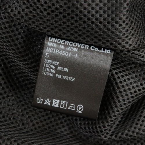 ブラックアンダーカバー 22SS 裾ファスナーNyaアーミーパンツ カーゴパンツブラック