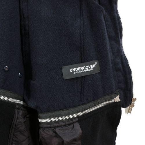UNDERCOVER アンダーカバー 21AW 縮絨レイヤードブルゾンコート