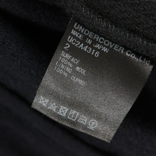 UNDERCOVER アンダーカバー 21AW 縮絨レイヤードブルゾンコート UNDERCOVER アンダーカバー 21AW 縮絨レイヤードブルゾンコート