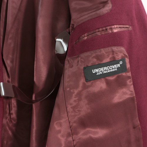 UNDERCOVER アンダーカバー 21AW 袖ダウン ウールモッサー チェスター