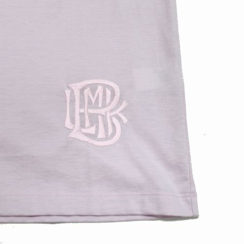 美品　BLAMINK　コットンクルー刺繍ノースリーブ　ピンク　定価23100円
