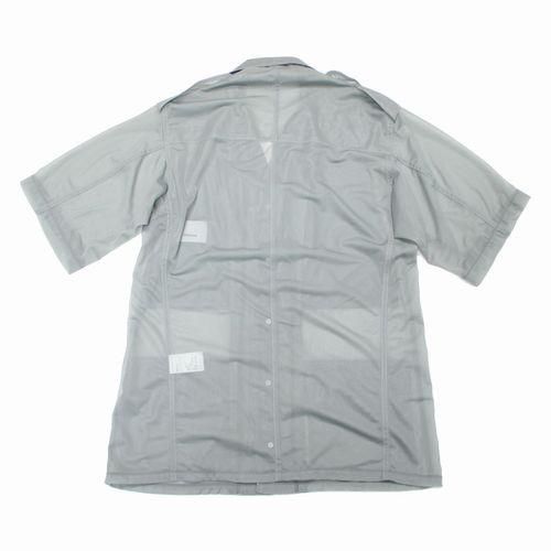 08sircus ゼロエイトサーカス 21SS High gauge tulle army shirt blouson シャツ ブルゾン 4 グレー  - ブランド古着買取・販売unstitchオンラインショップ