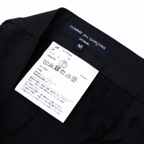 COMME des GARCONS HOMME コムデギャルソン オム 22SS 綿チノクロス 