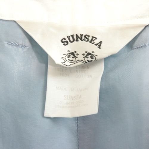 SUNSEA サンシー 18SS LINEN STRAIGHT PANTS リネンストレートパンツ 2