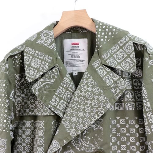 Supreme 20ss Military Trench Coat
