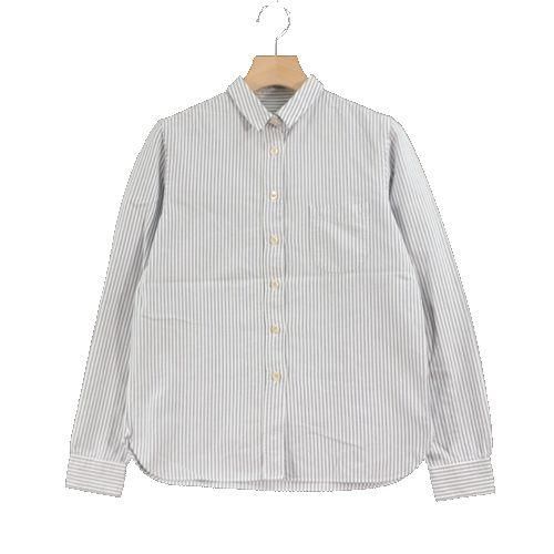 MAISON KITSUNE メゾンキツネ ストライプシャツ - ブランド古着買取