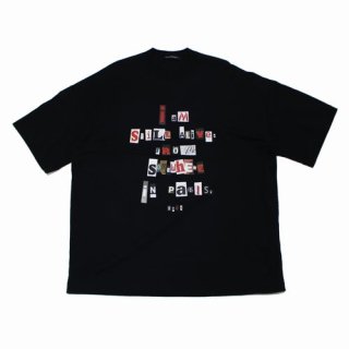 ALMOSTBLACK オールモストブラック 21SS PRINT S/S TEE A Tシャツ