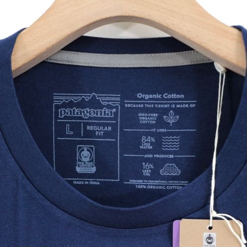新品未使用正規品タグ付きですpatagonia Tシャツ M's Summit Road ブルー