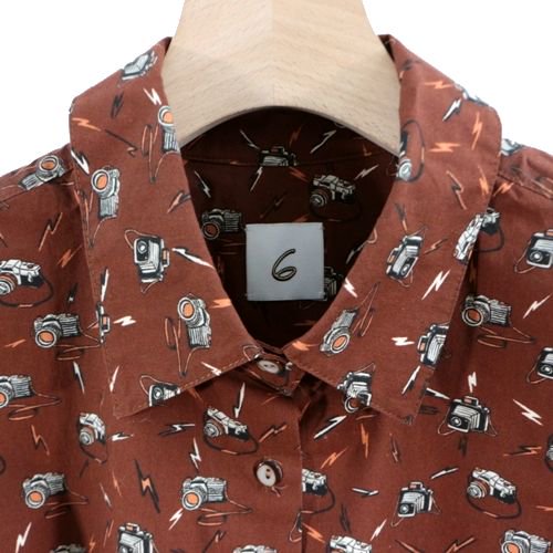 6(ROKU) ロク COTTON CAMERA SHIRT コットンカメラシャツ - ブランド