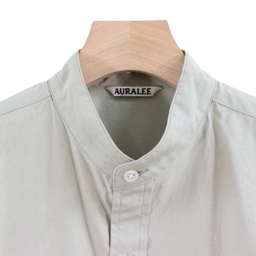 AURALEE オーラリー 20SS WASHED FINX TWILL SHIRTS シャツ 0 グリーン