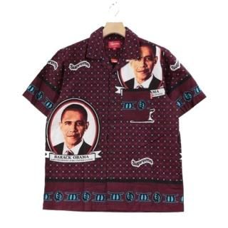 Supreme ץ꡼ 17SS Obama Shirt Х Ⱦµ S